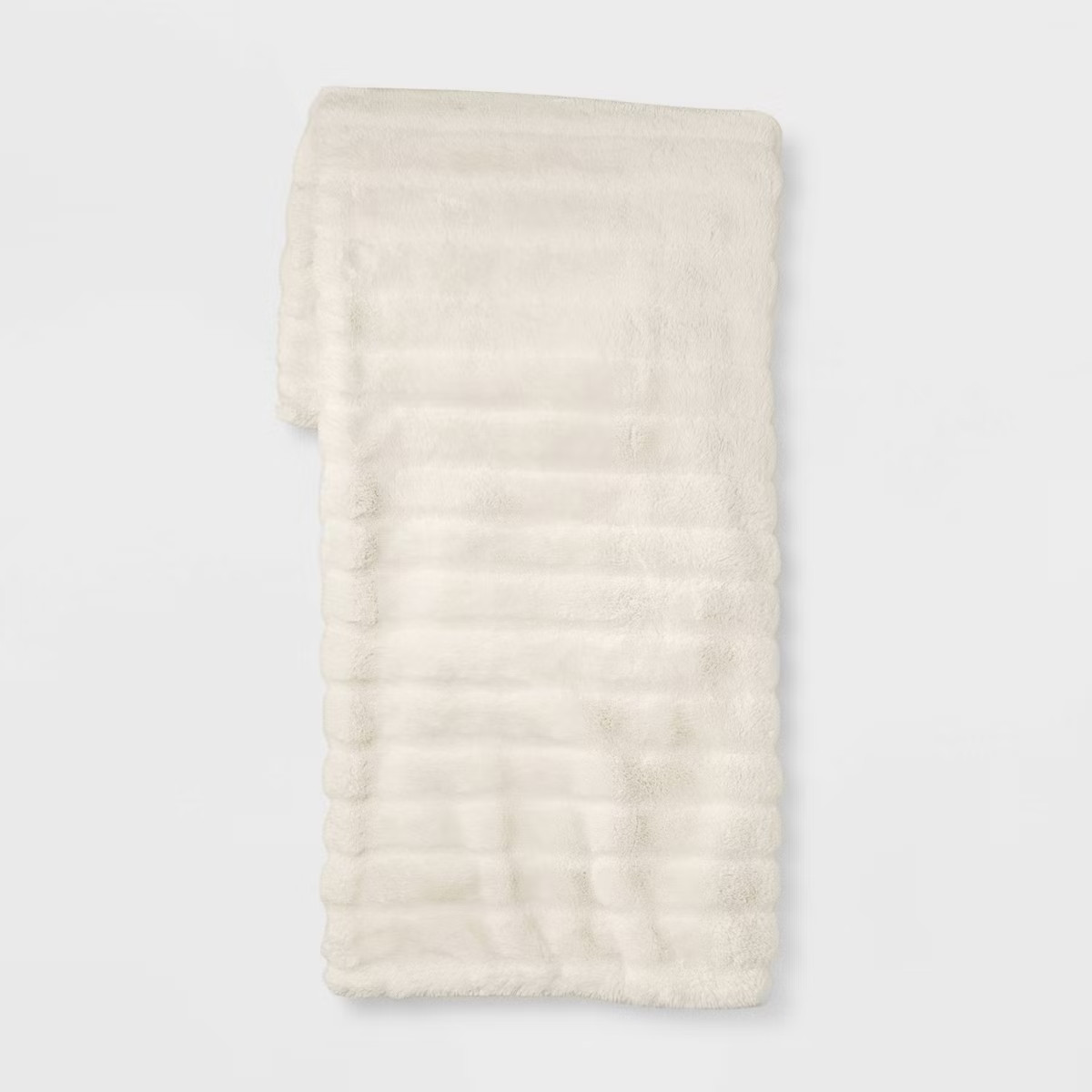 Textured Faux Fur Reversible Throw Blanket - Threshold™ | Target