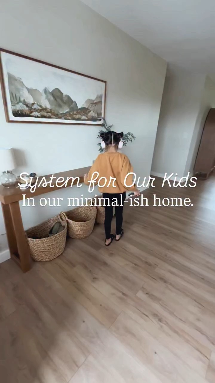 Our kids love having an easy system to follow. They know the expectations and are able to follow them.

No nagging from mom and the house stays tidy.

#minimalish #minimalist #organizedhome #simpleliving #minimalisthome