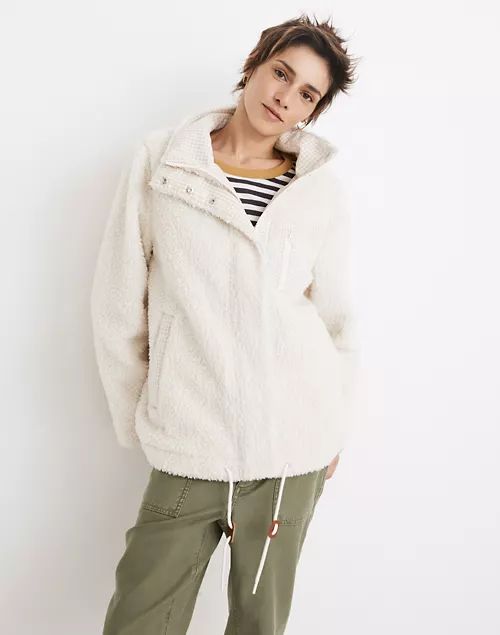 (Re)sourced Sherpa Zip Jacket | Madewell