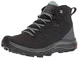 Salomon Women's OUTline Mid GTX W Hiking Boots, Black/Magnet/Green Milieu, 6 | Amazon (US)