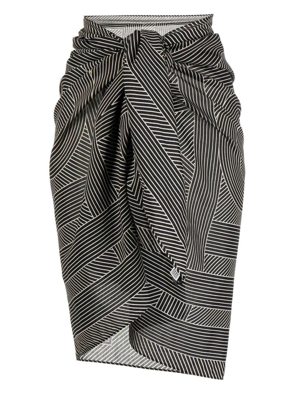 striped monogram sarong | Farfetch Global