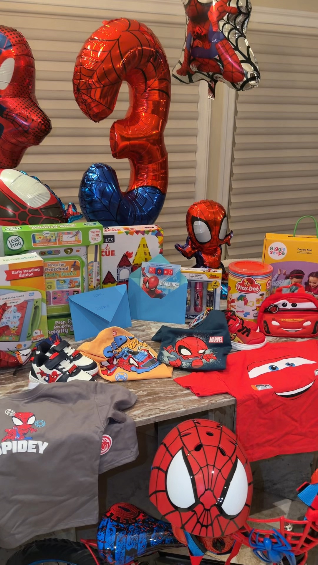 Spiderman 3rd Birthday Set up for my son 
#3rdbirthday #kidsbirthday #boymom #spiderman #birthday #birthdayboy #birthdaydecor #diy

#LTKmomlife #LTKHome #LTKvlog