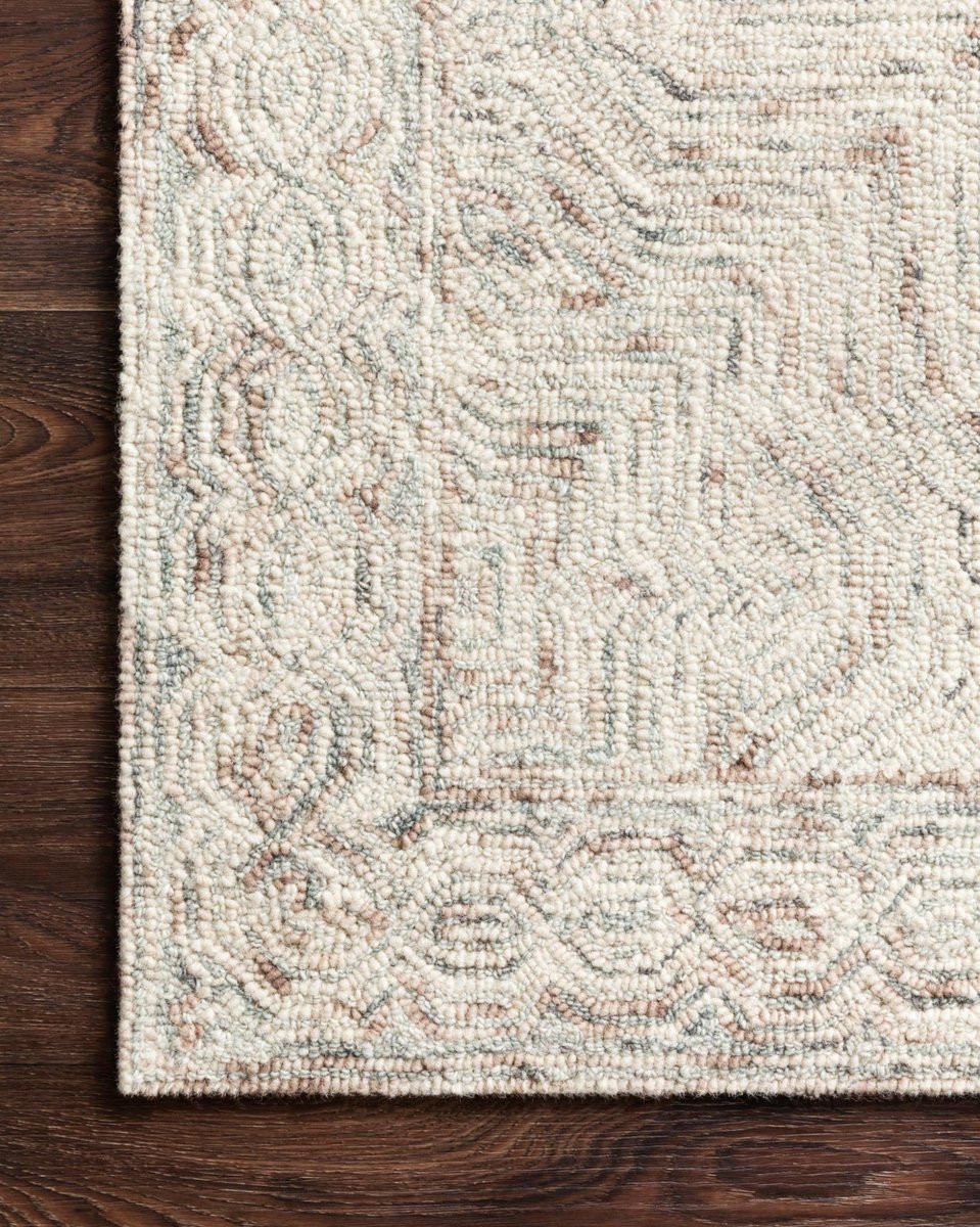 Ziva ZV-01 Neutral Wool Hand-Tufted Area Rug | Rugs Direct