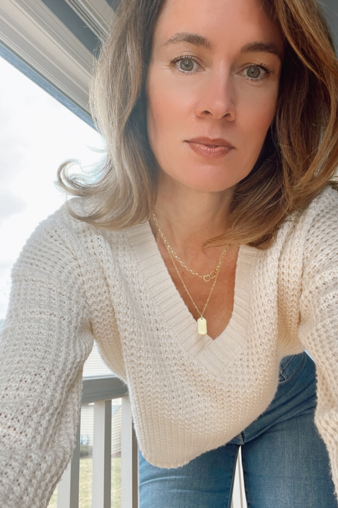 Open knit mesh v-neck off white ivory sweater #grwm #personalstyle #virtualstylist #personalshopper #popularsweaters2024 #springsweaters2024


#LTKfindsunder50 #LTKover40 #LTKSpringSale