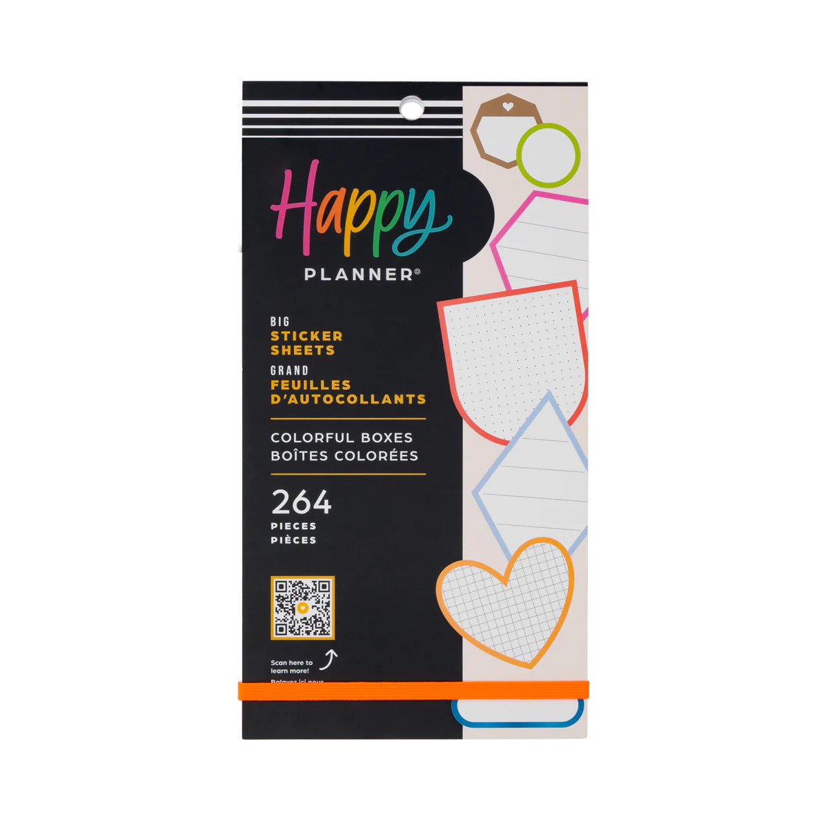 Bright Colorful Boxes - Value Pack Stickers - Big | Happy Planner