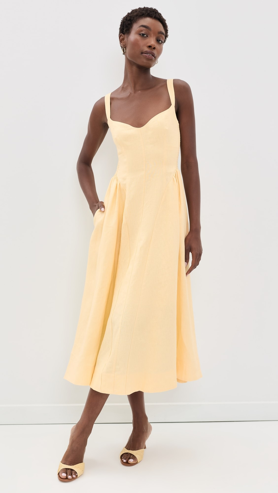 Birdie Linen Dress | Shopbop