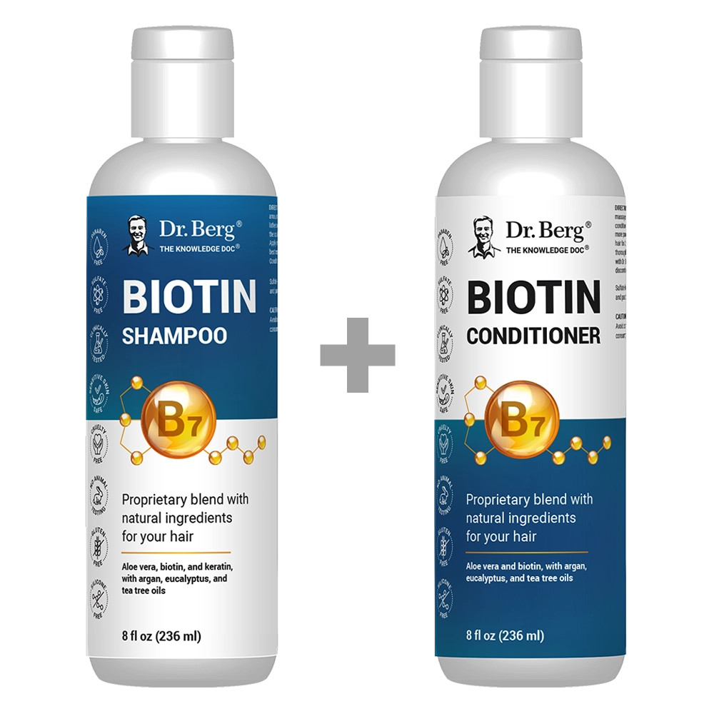 Biotin Shampoo and Biotin Conditioner Bundle | Dr Berg