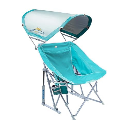 GCI Outdoor Waterside Pod Rocker Outdoor Rocking Chair with Sunshade Canopy | Amazon (US)