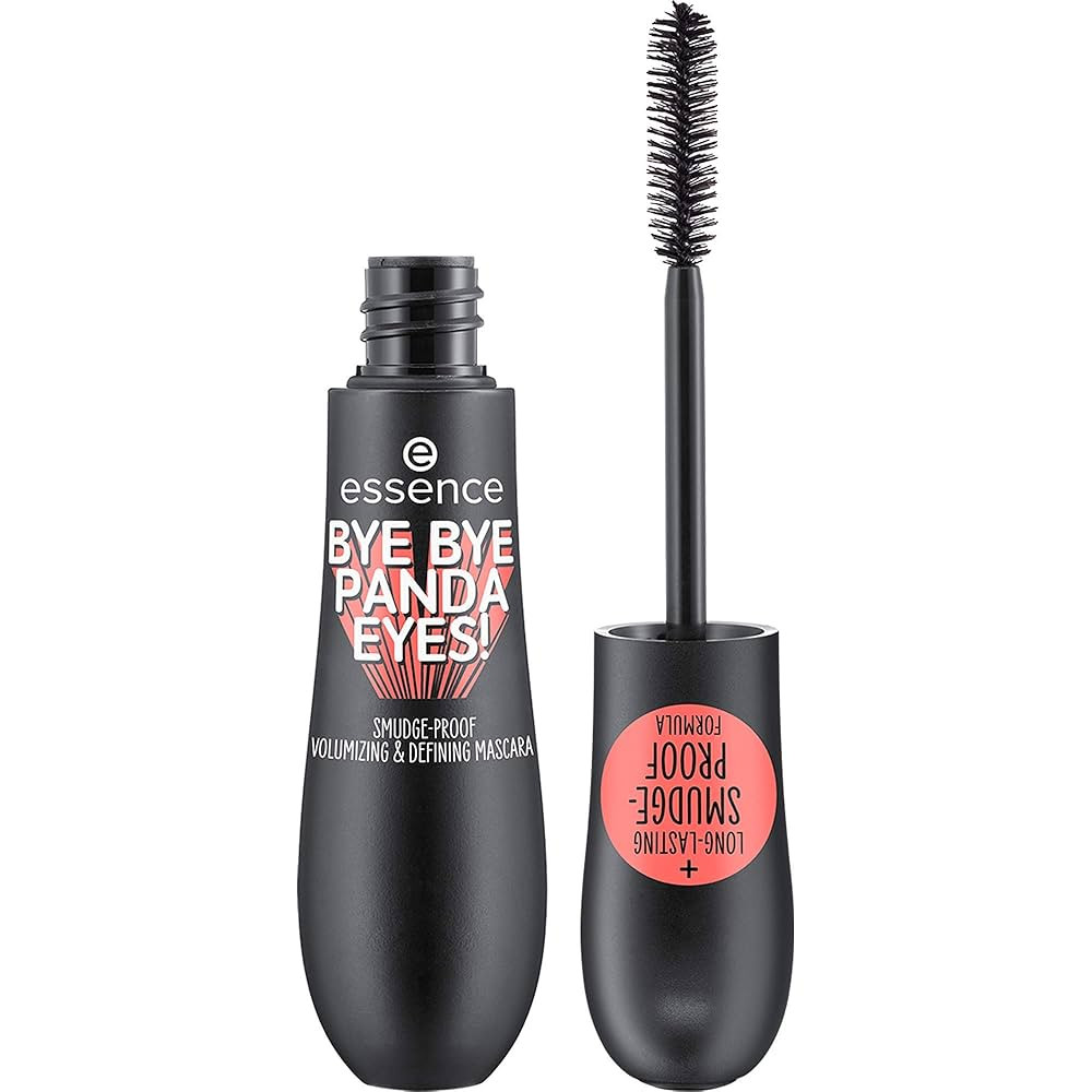essence | Bye Bye Panda Eyes Tubing Mascara | Smudge-proof, Volumizing Definition | Vegan, Cruelt... | Amazon (US)