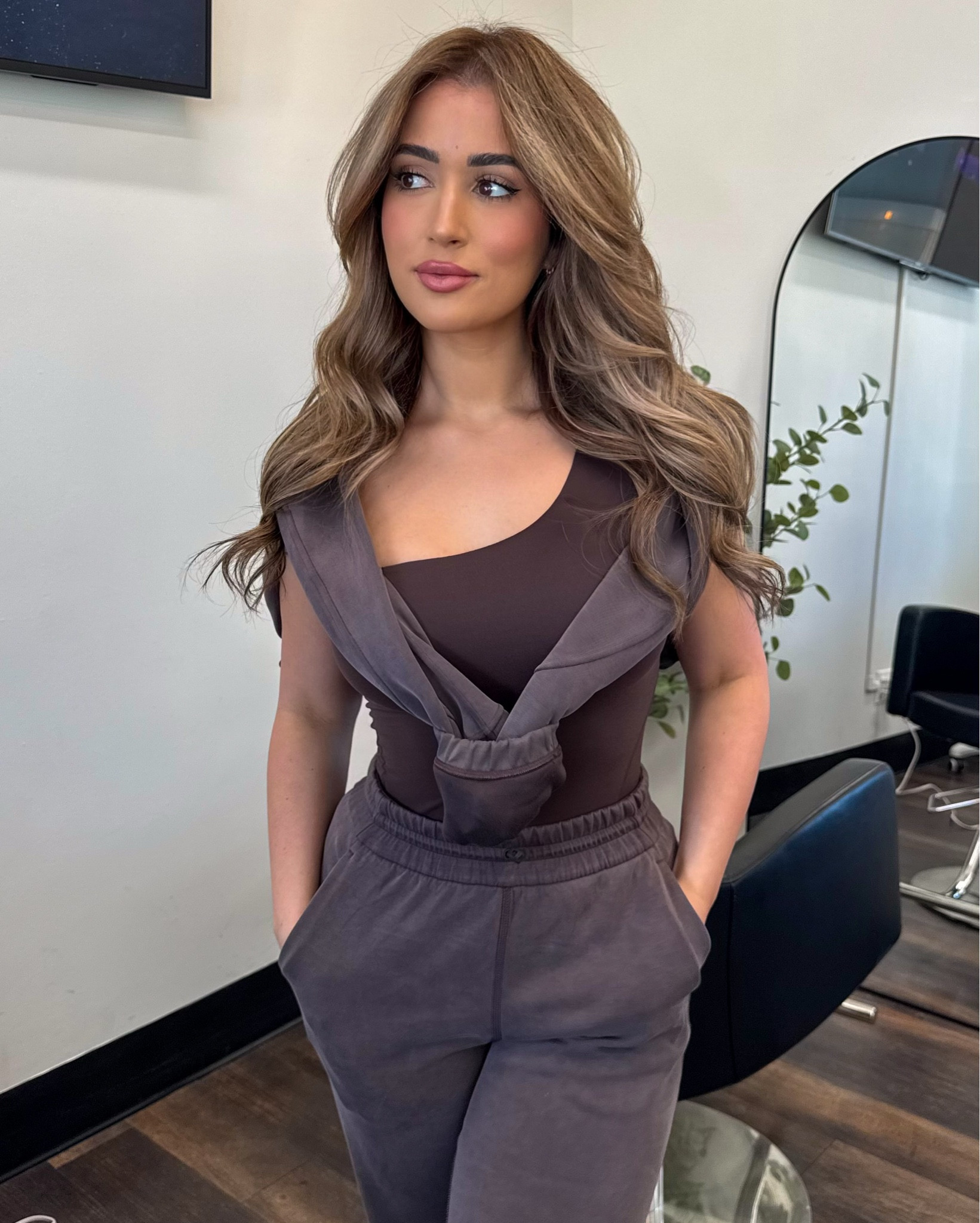 Wearing these lulu pants in a size 4 (lulu offers complimentary hemming so I got them fixed in length since I’m short) bodysuit in a size XS and jacket in a size 2! All so comfy. Highly recc this lounge set 🤎 

#LTKGiftGuide #LTKHoliday #LTKSaleAlert