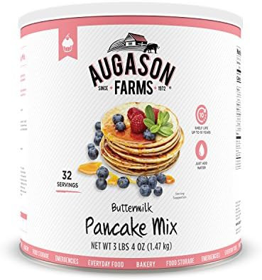Augason Farms Buttermilk Pancake Mix 3 lbs 4 oz No. 10 Can | Amazon (US)