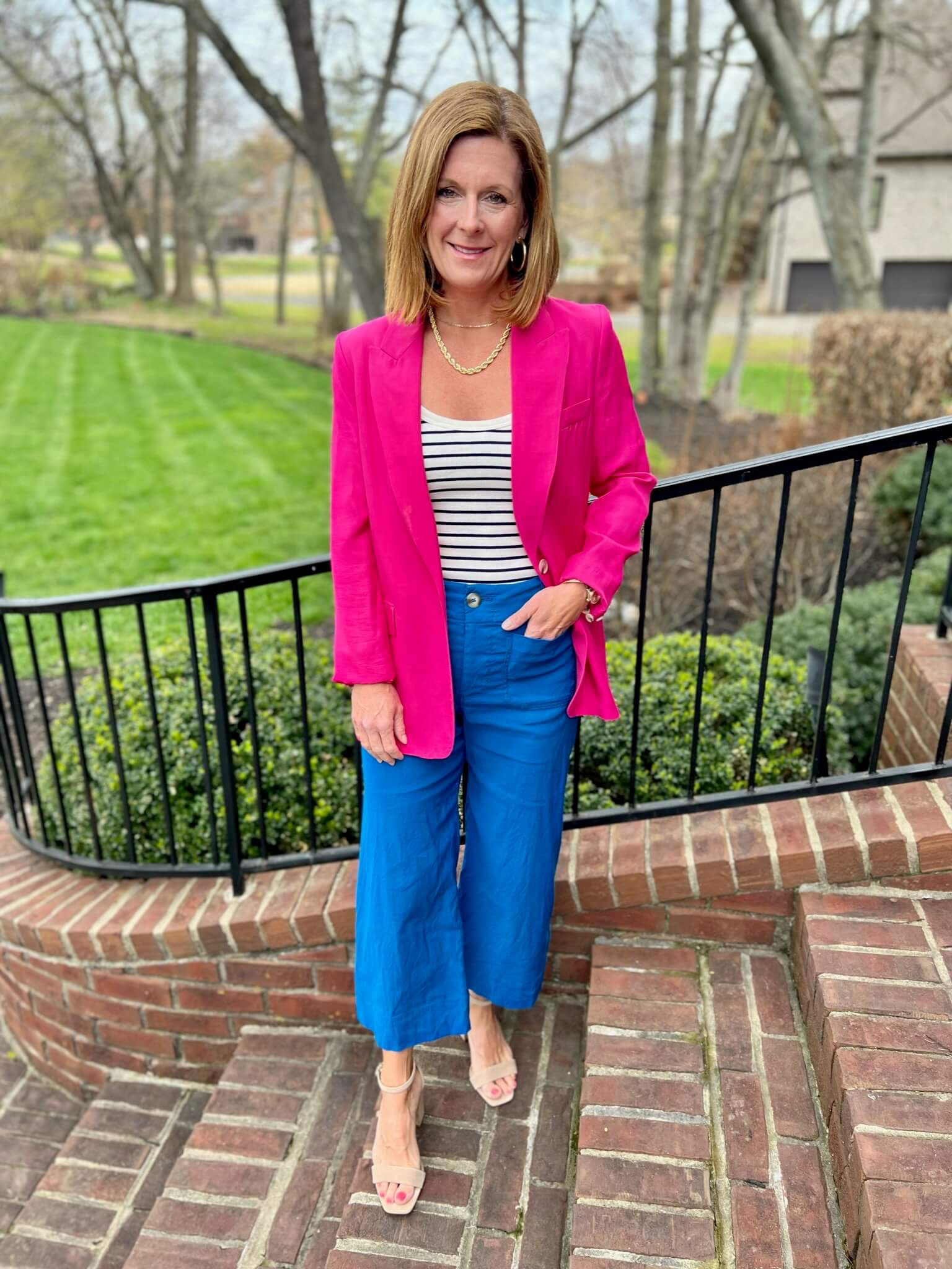How to colorblock blue and pink 💙💗💙💗

#LTKworkwear #LTKstyletip #LTKSeasonal