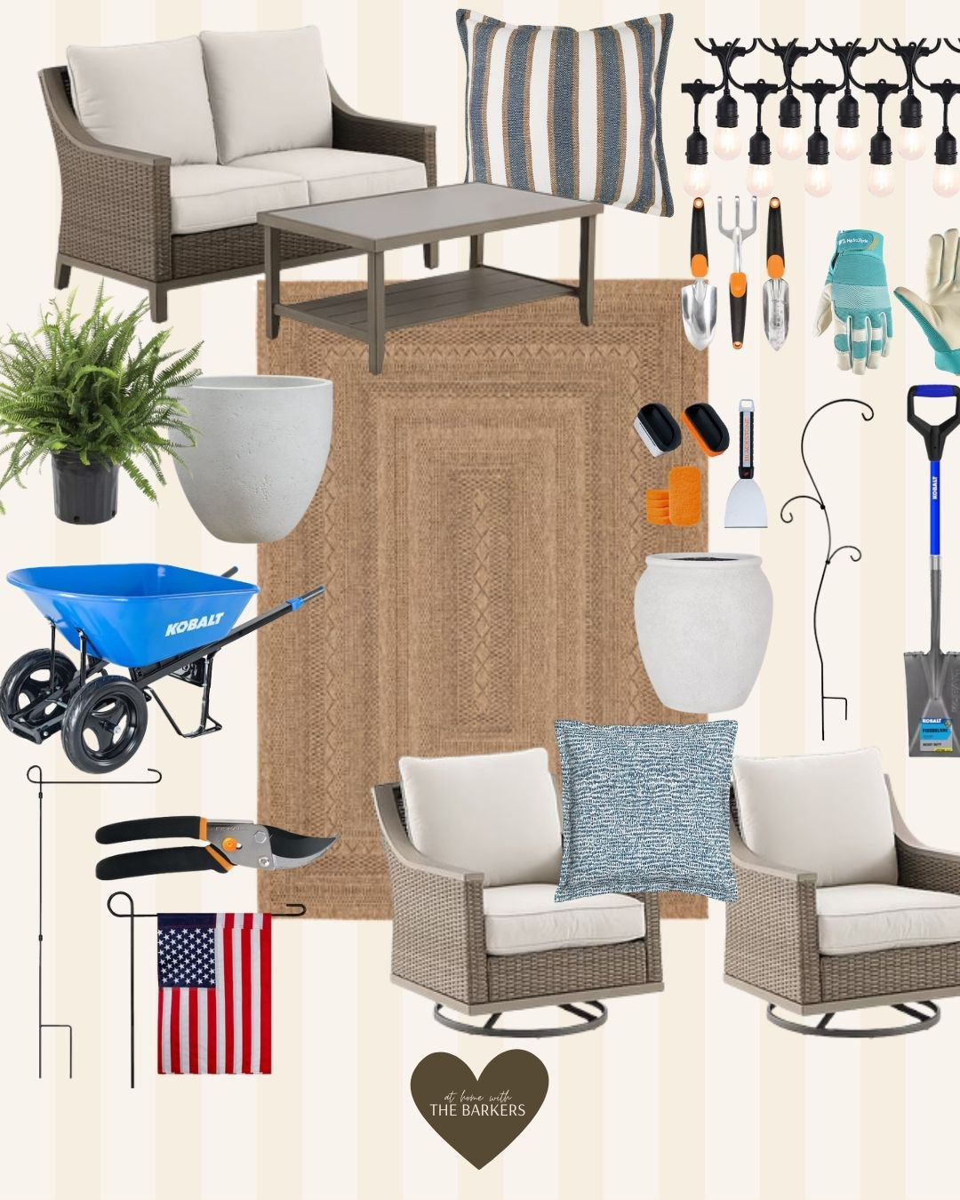 #ad Almost outdoor time. Prepping my outdoor spaces so I am ready to decorate when the pollen is gone. All my favorite finds are from @loweshomeimprovement 
 #lowespartner 

#LTKdayinmylife #LTKHome