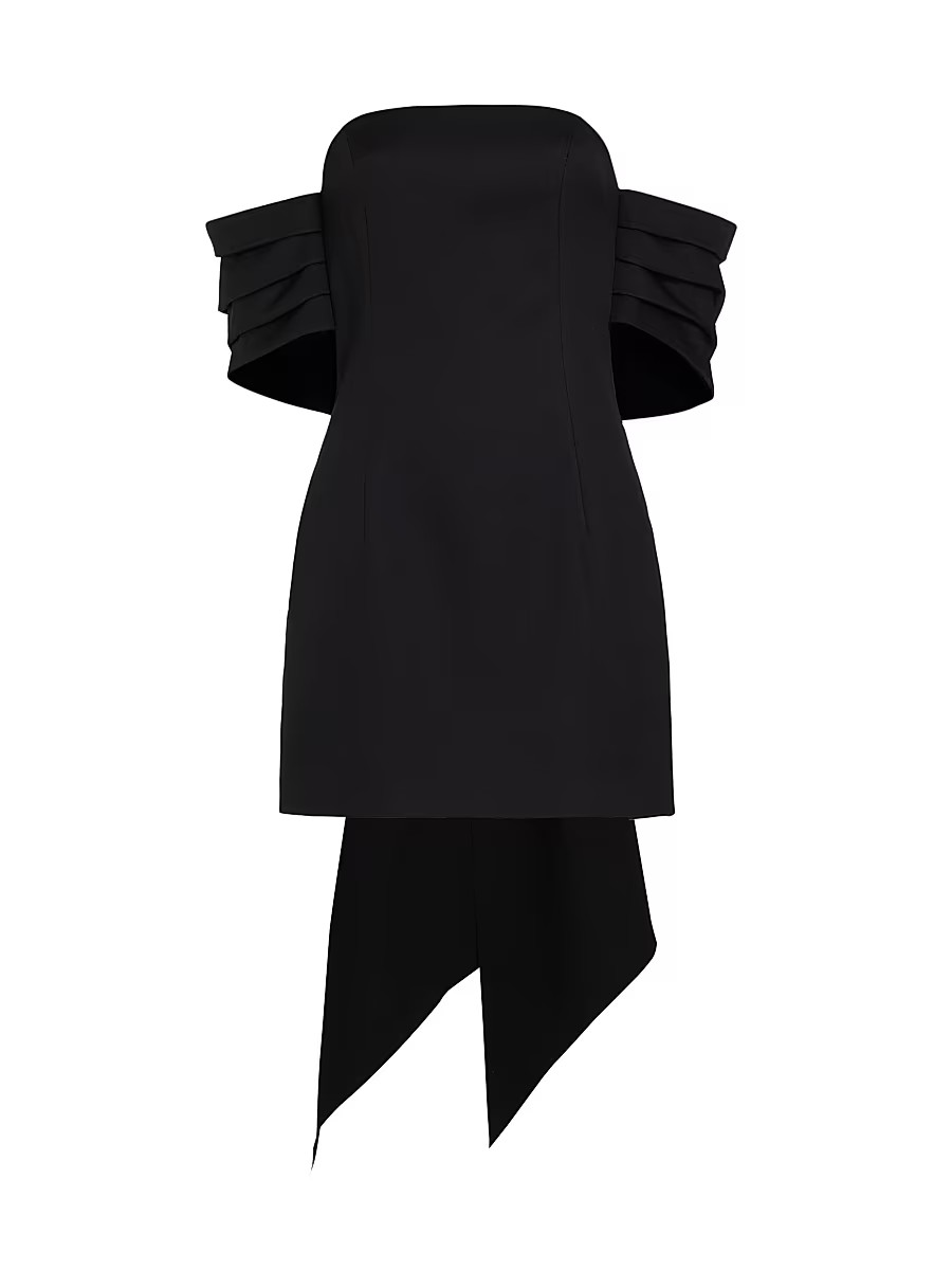 Women's Disco Hour Calypso Bow Minidress - Black - Size Large | Saks Fifth Avenue