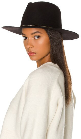 Van Basile Noe Hat in Black | Revolve Clothing (Global)