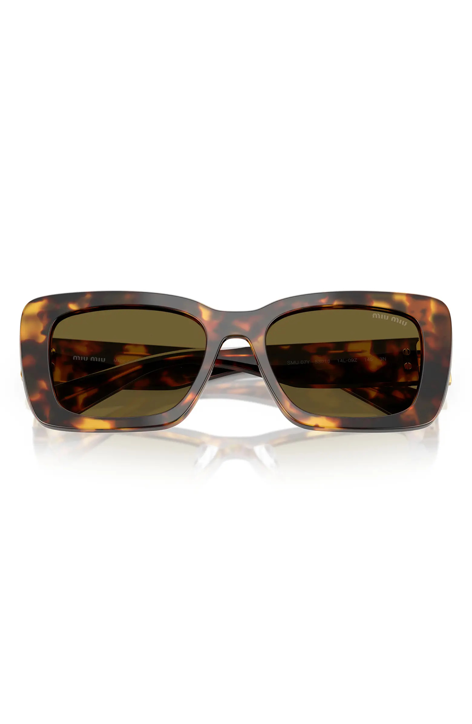53mm Rectangular Sunglasses | Nordstrom