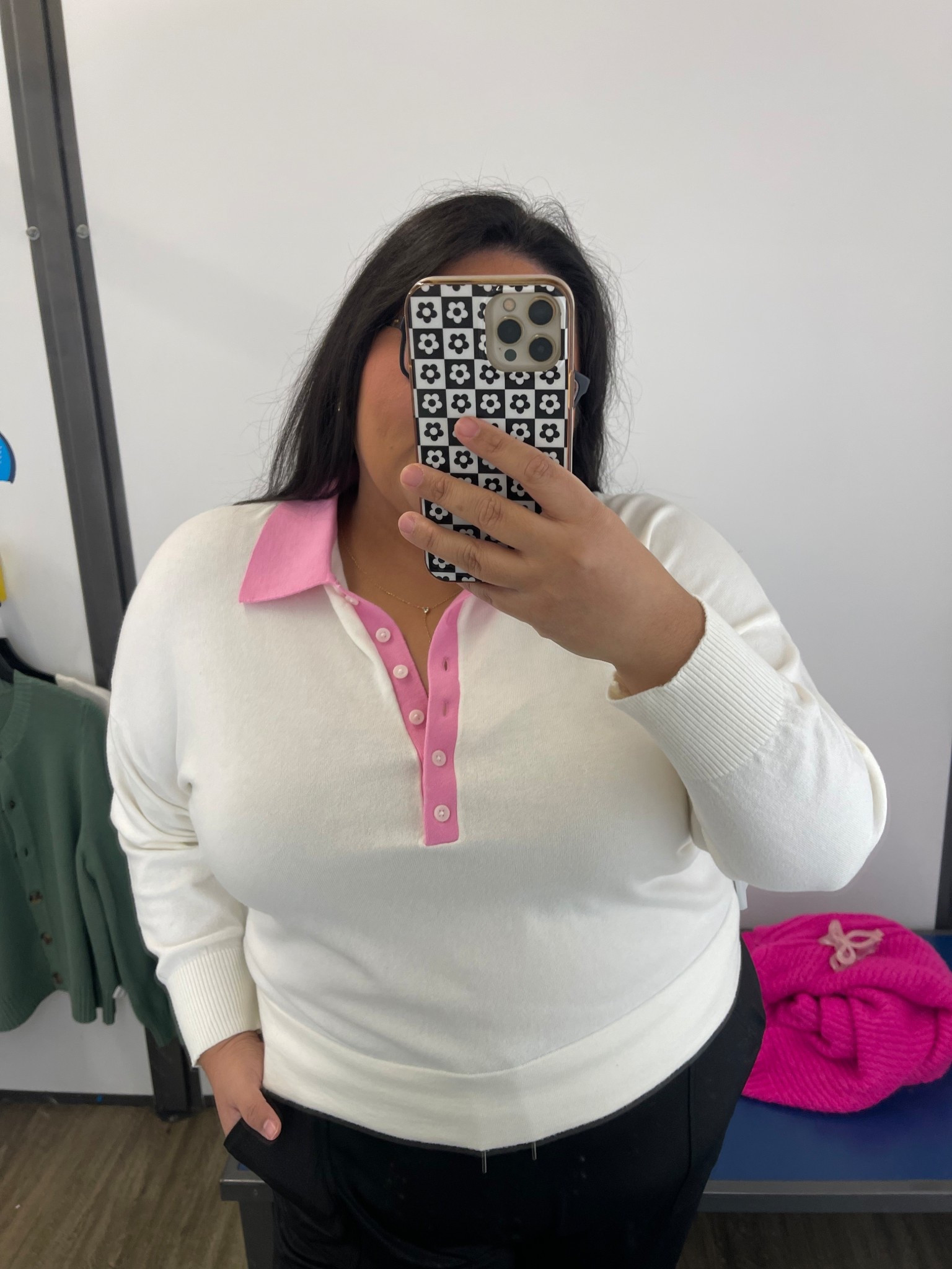 Loving this polo sweater with the pink neckline! I’m wearing the size xl because they had no more sizes available at Old Navy, the 2X would be a much better relaxed fit! 


#LTKPlusSize #LTKootd #LTKMidsize