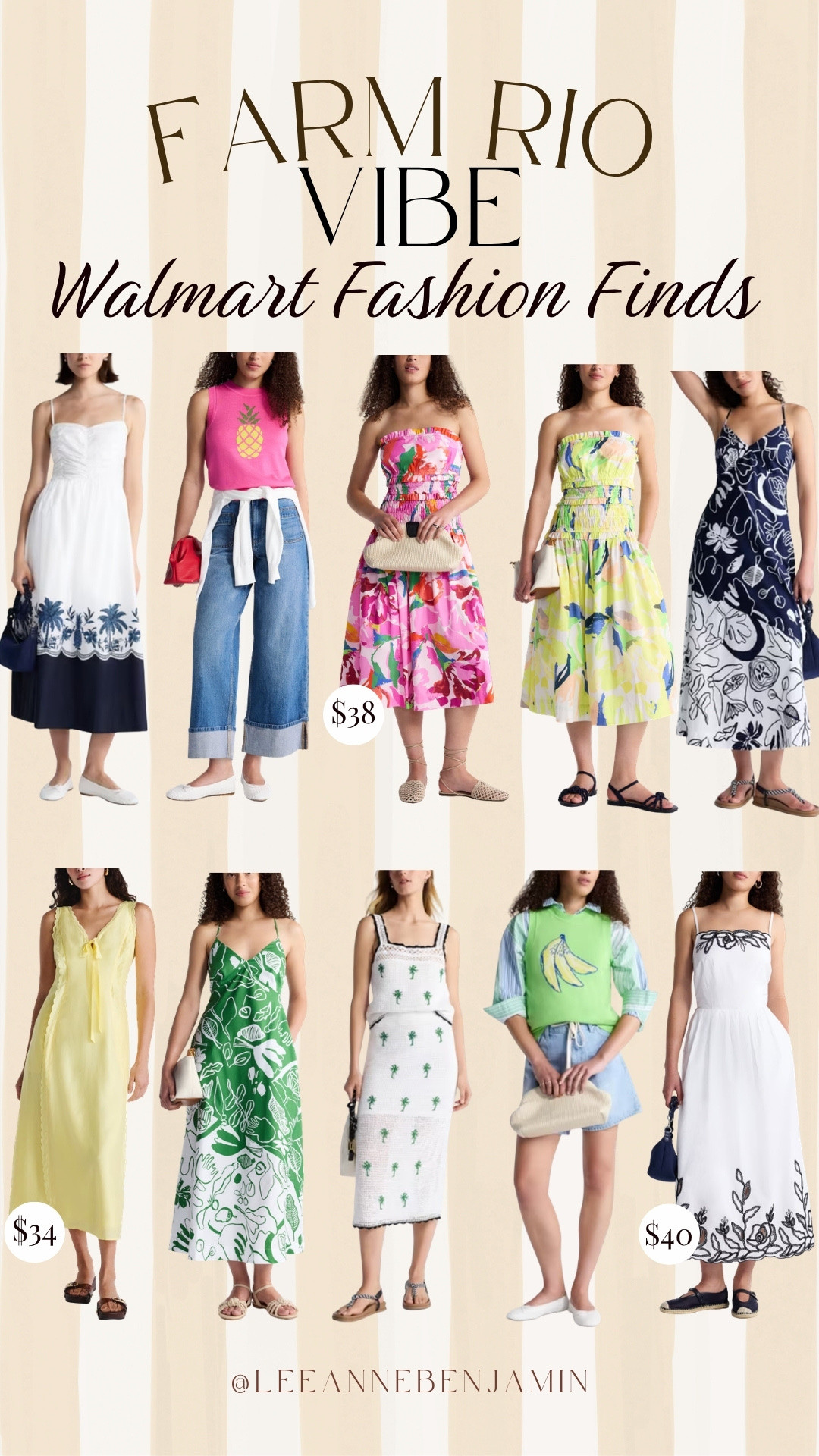 Farm Rio Vibe, Walmart price tag! The cutest new colorful finds for summer!  

 #LTKootd #LTKOver40 #LTKSaleAlert