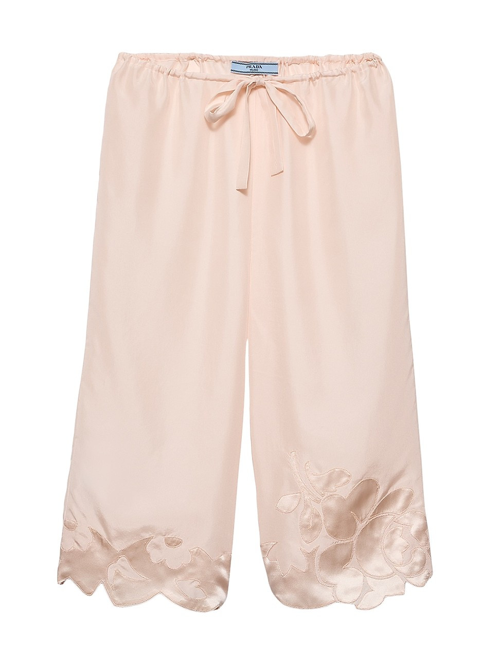 Women's Embroidered Habutai Silk Bermudas - Pink - Size 6 | Saks Fifth Avenue