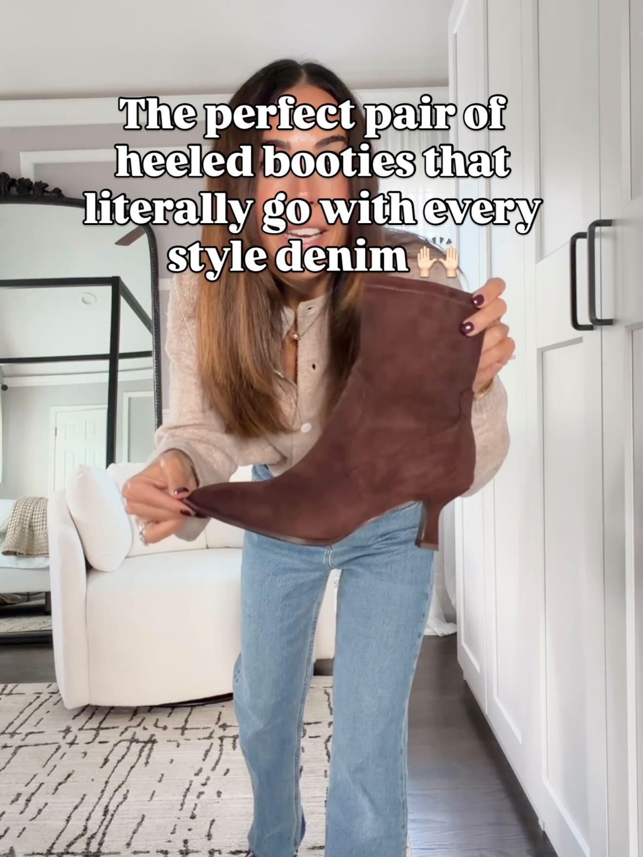 The perfect heeled booties that go with every style of denim 🙌🏻
Comfy, chic, and such a good winter staple.

#LTKOver40 #LTKGiftGuide #LTKHoliday