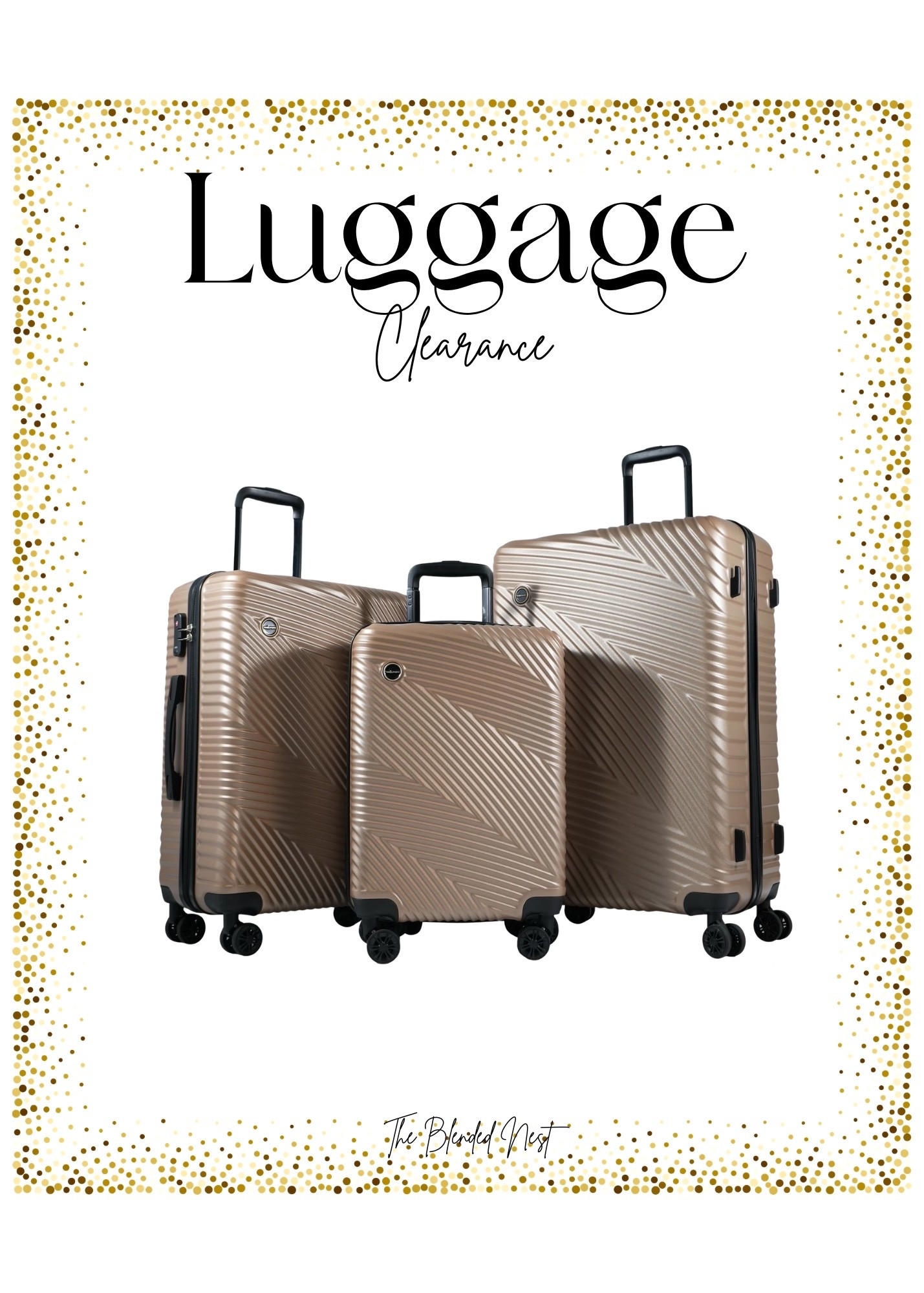 Who doesn’t need good quality, affordable luggage?  This 3 pc set comes in 5 fun colors, has excellent reviews and is less than $80!!

#LTKTravel #LTKSaleAlert #LTKSeasonal