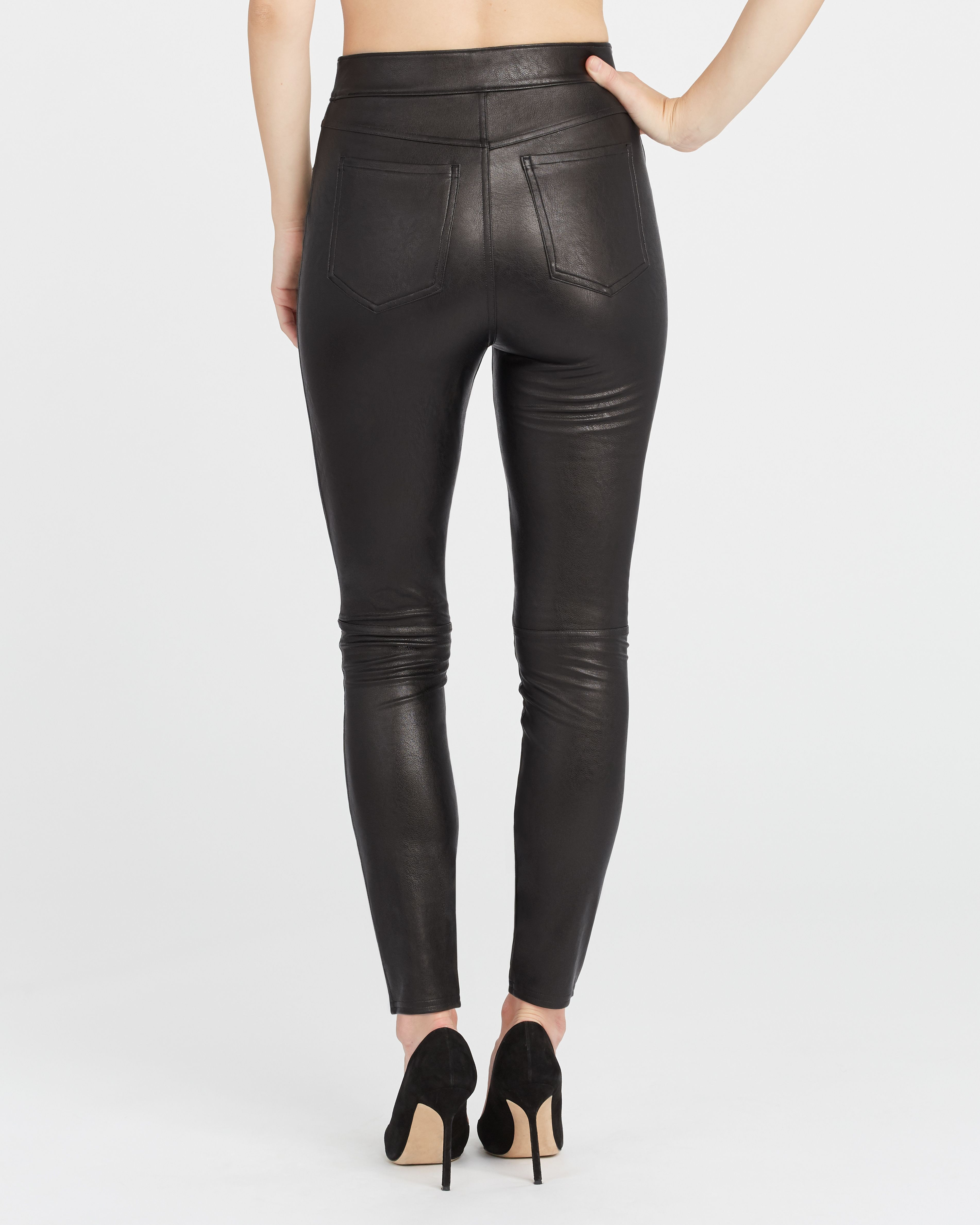 Leather-Like Ankle Skinny Pant | Spanx