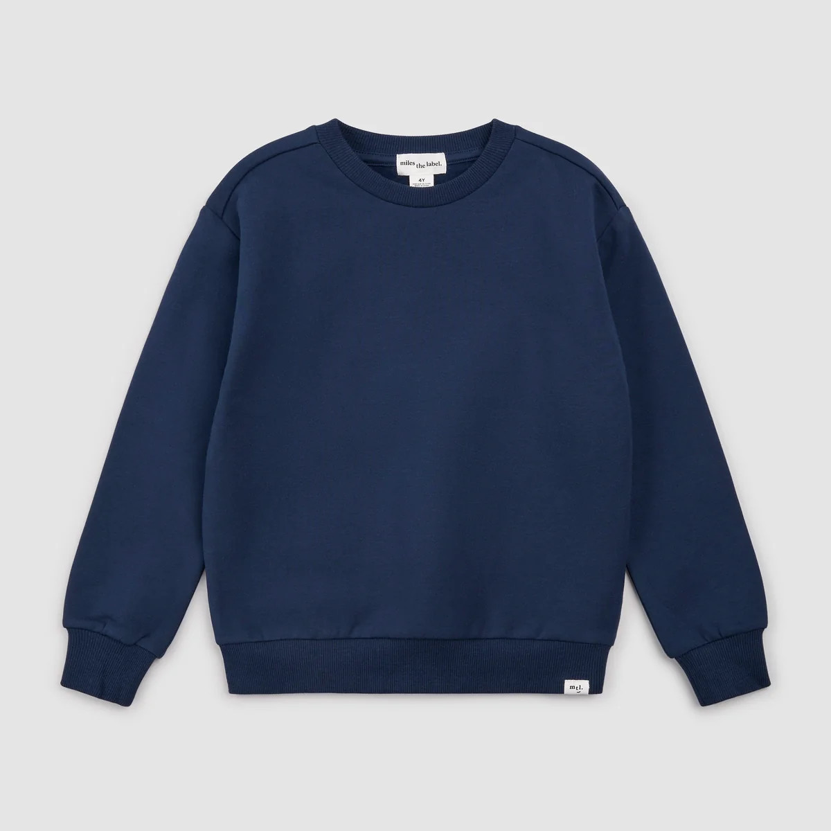 Dress Blue Miles Basics Sweatshirt | Miles The Label