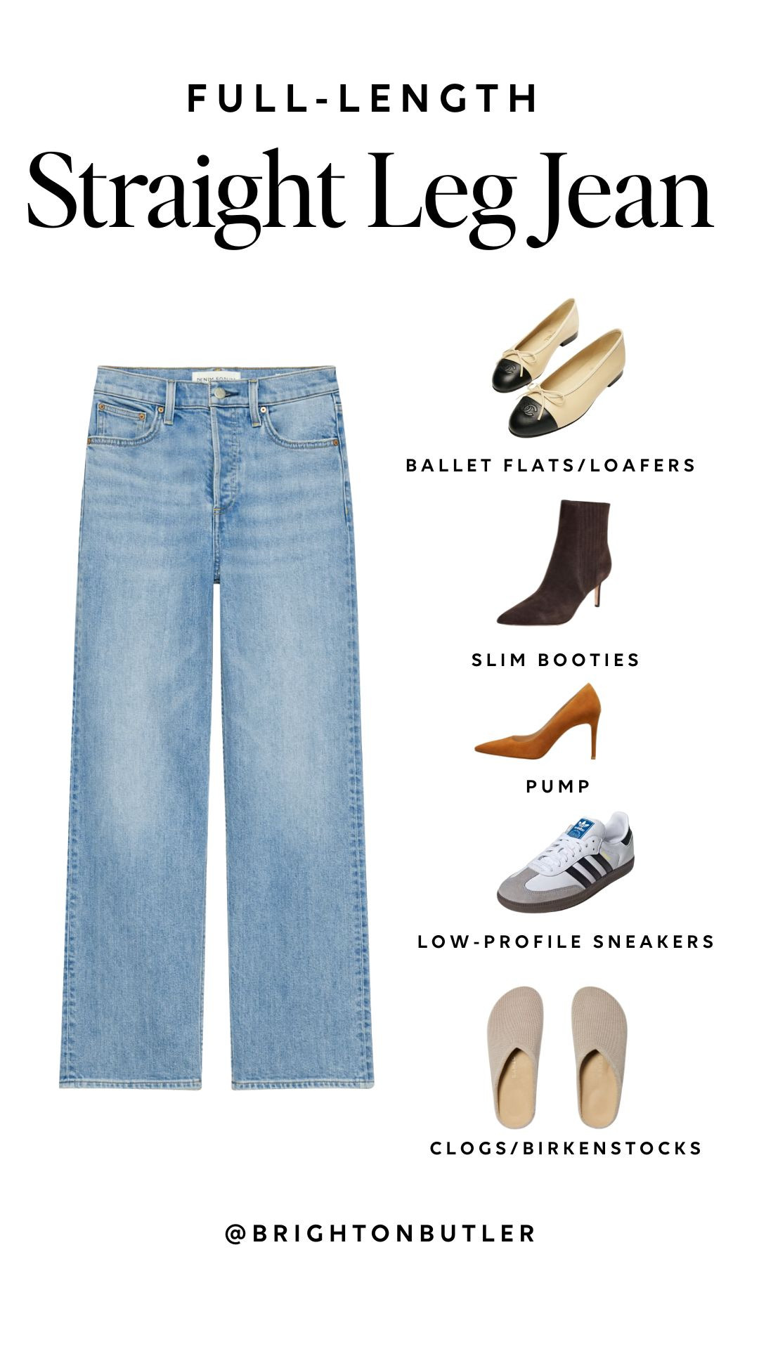 My FAVORITE pair of straight leg full length jeans!  

 