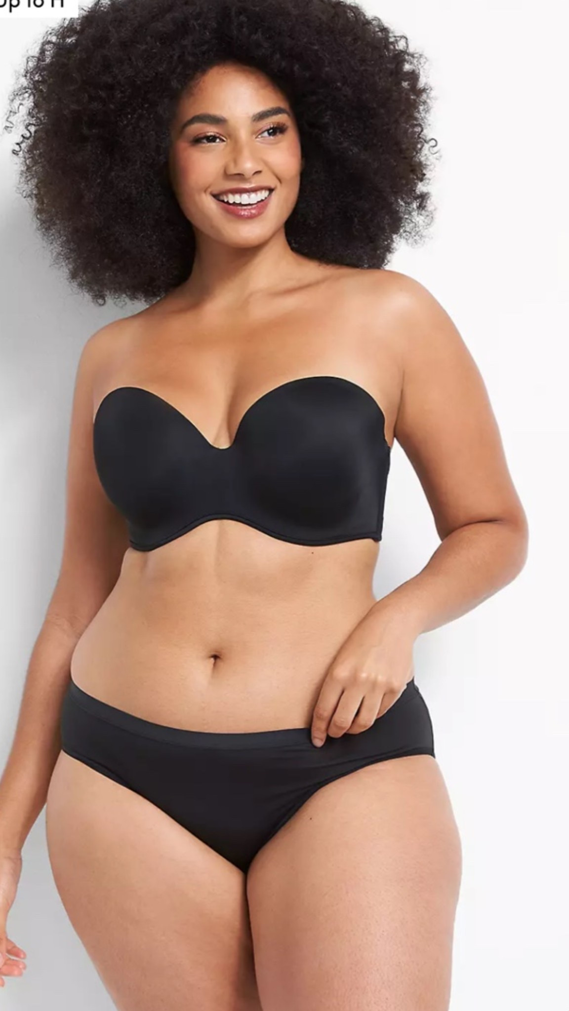 Strapeless bra