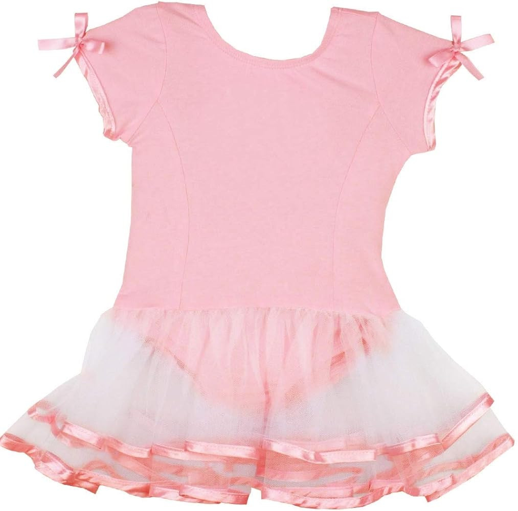 RuffleButts® Girls Ruffled Dancewear Tutu Leotard | Amazon (US)
