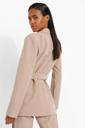 Obi Tie Waist Tailored Blazer | Boohoo.com (US & CA)