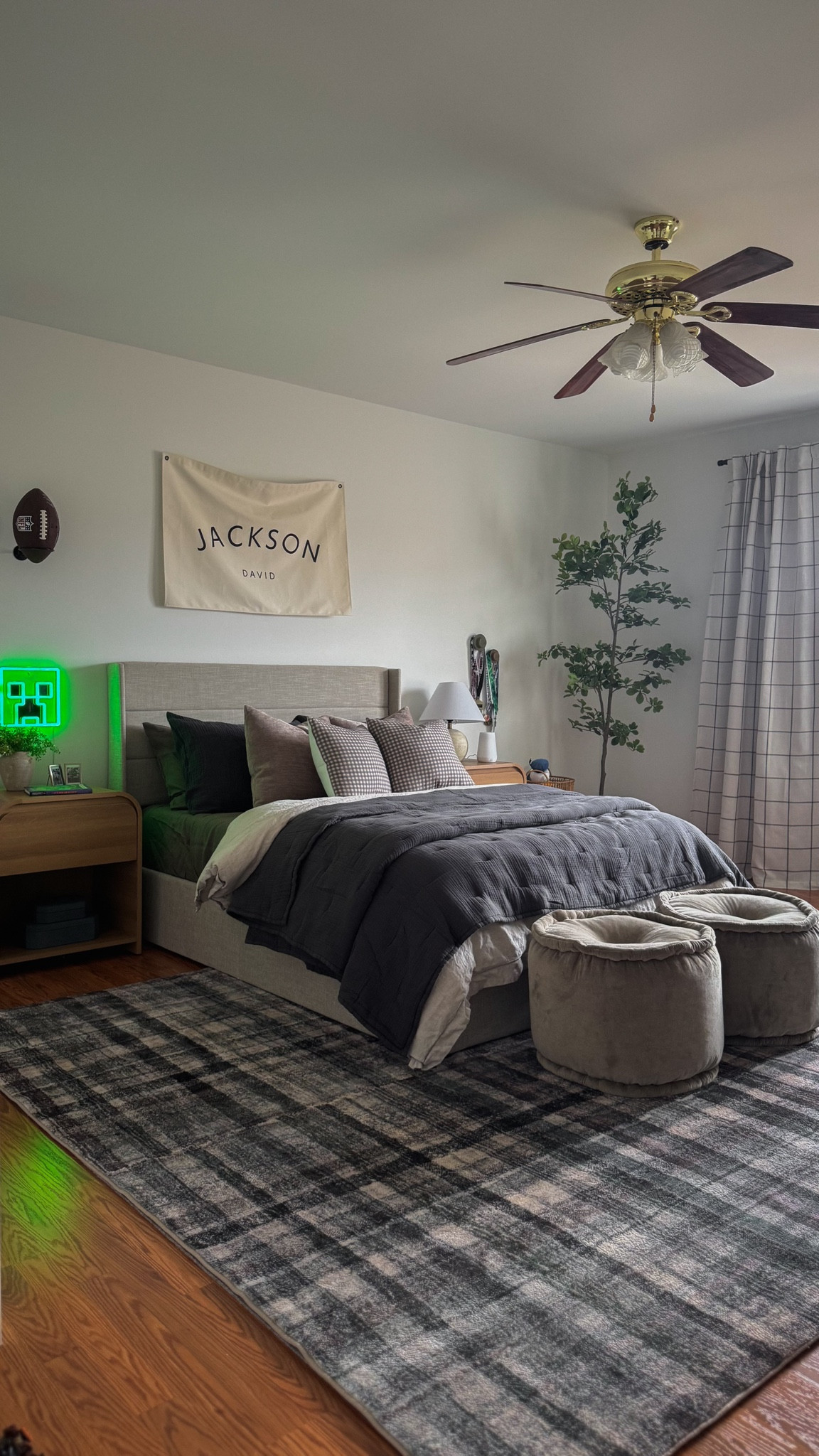 Boys room, kids bedroom, lift up storage bed, kids bedroom rug, ottoman pouf, Amazon curtains, bedroom curtains, kids nightstand, charging nightstand, olive tree, boys bedroom, toddler bedroom, teen bedroom

#LTKHome