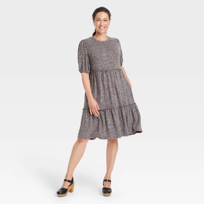 Women's Short Sleeve Tiered Dress - Knox Rose™ | Target