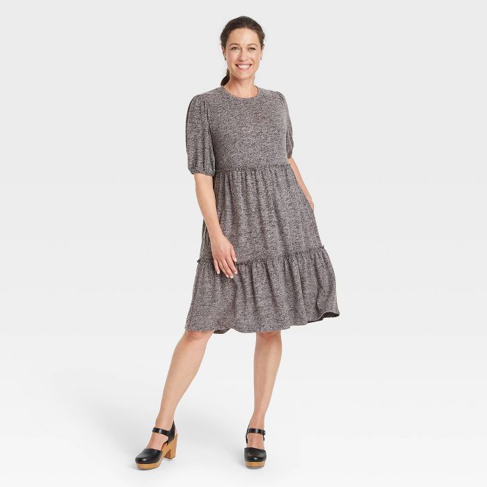 Women's Short Sleeve Tiered Dress - Knox Rose™ | Target