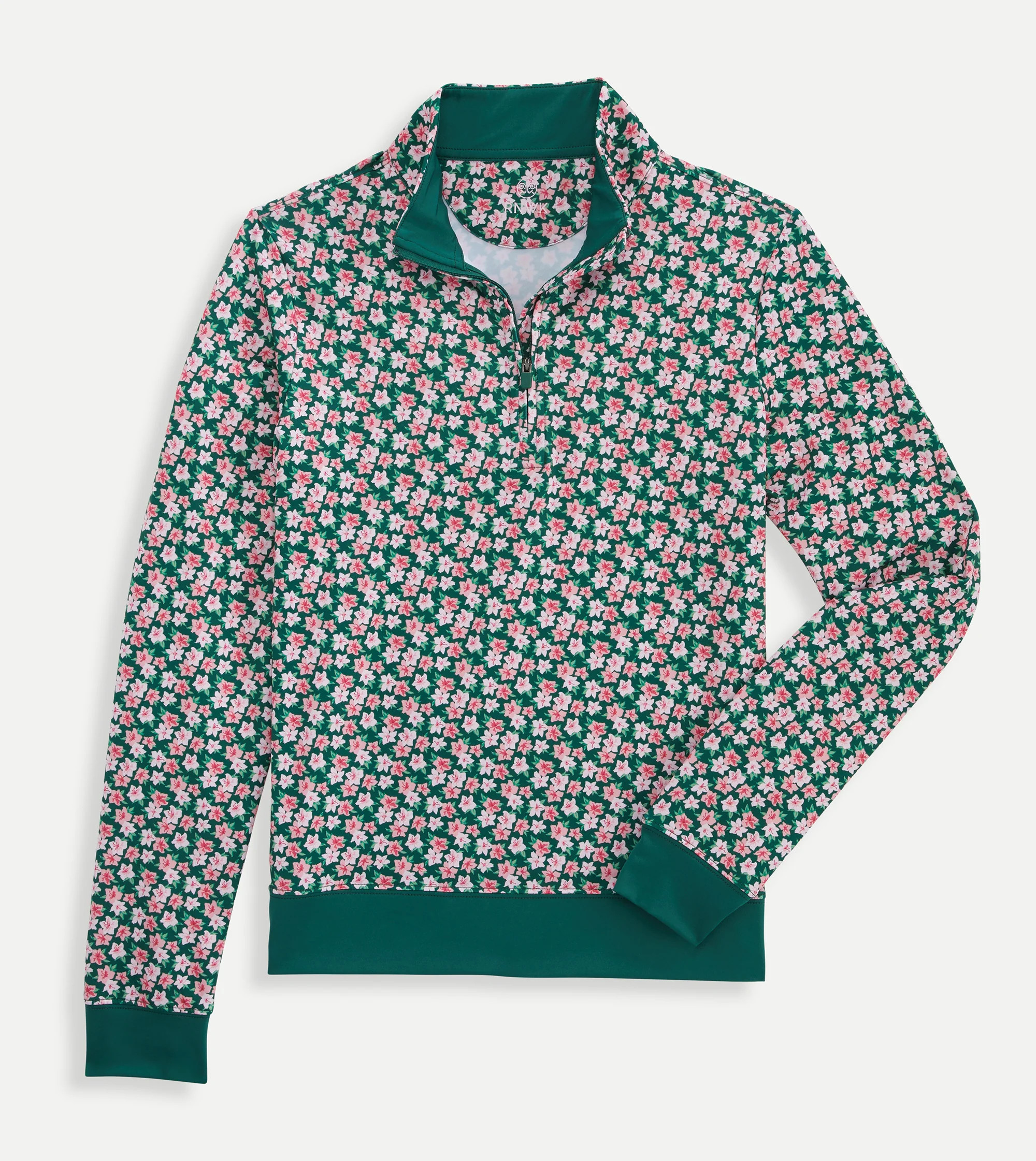 Renwick Azalea Print Quarter Zip | Renwick
