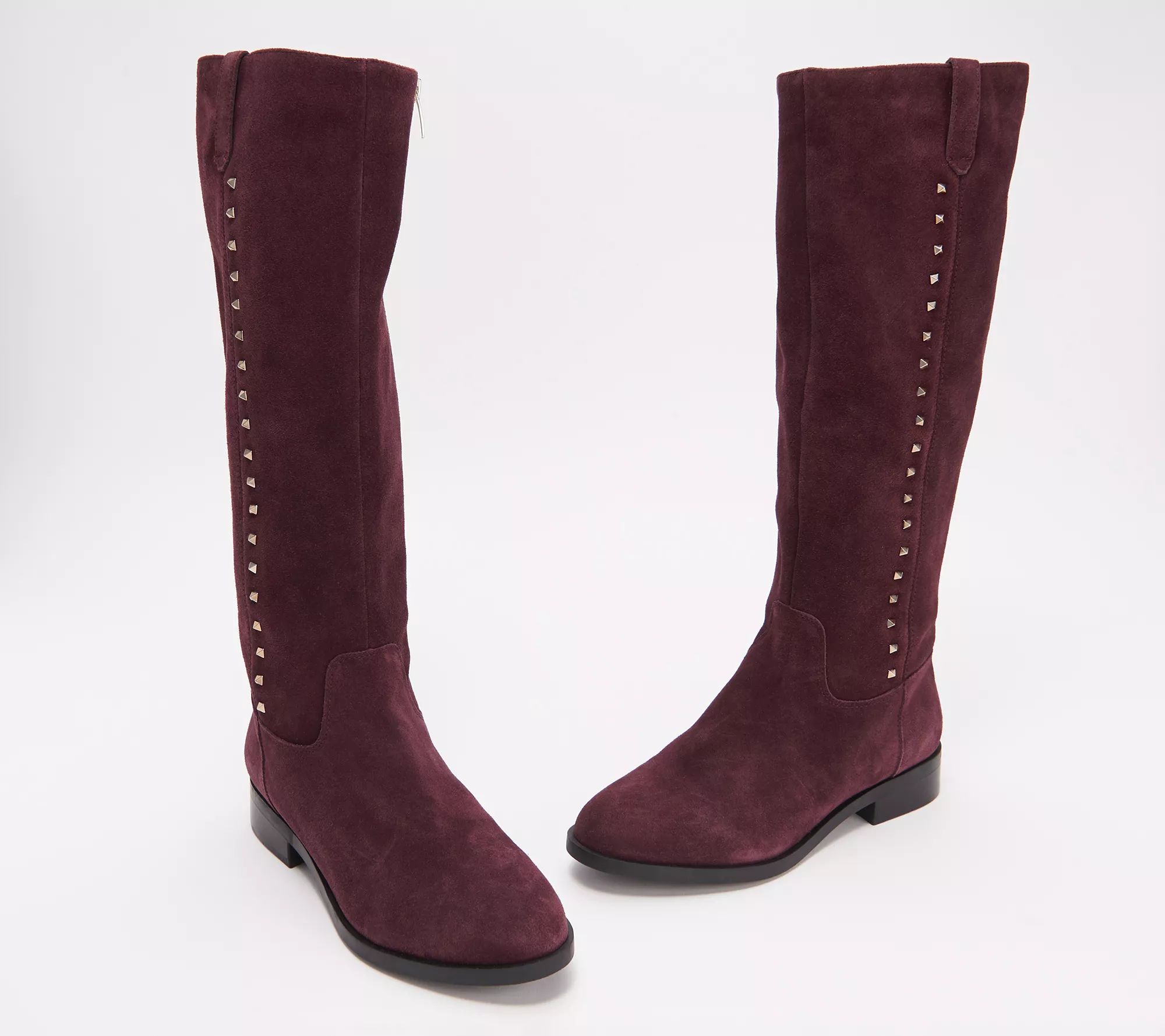 Marc Fisher Wide Calf Leather Tall Shaft Boots - Secrit — QVC.com | QVC