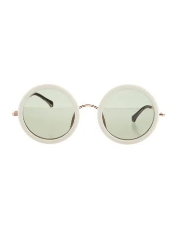 Linda Farrow Round Tinted Sunglasses | The Real Real, Inc.