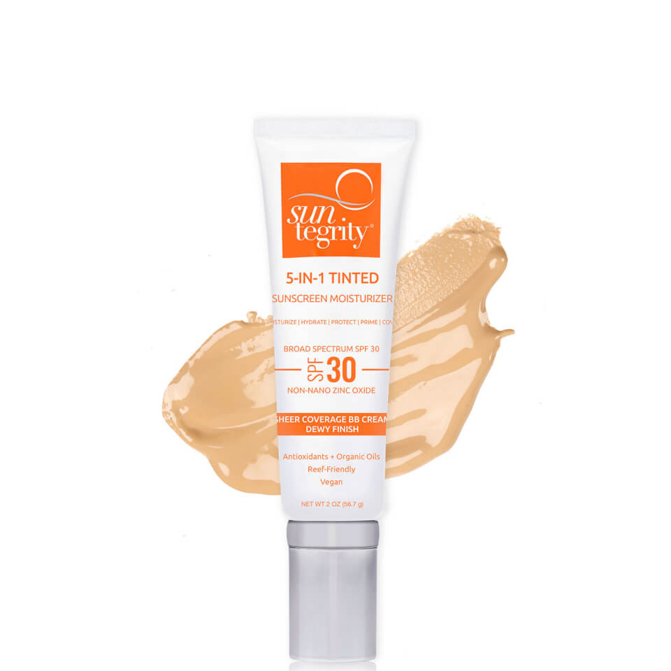 Suntegrity Skincare 5 in 1 Moisturizing Face Sunscreen SPF 30 (1.7 oz.) - Golden Light | Dermstore