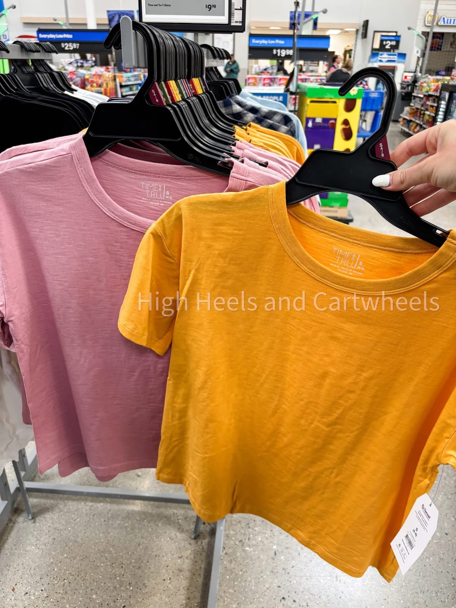 New tees from Time and Tru! Fun colors for summer.