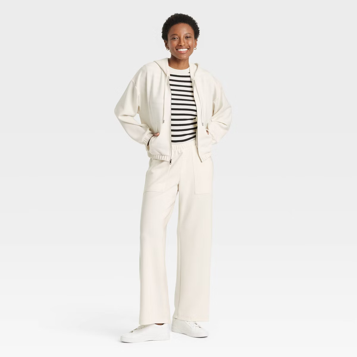 Women's Sandwash Hooded Zip-Up Sweatshirt - A New Day™ | Target