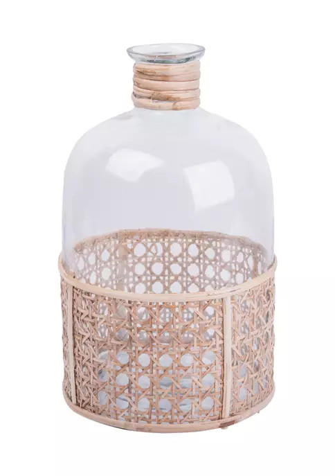 Rattan Wrapped Bottle | Belk