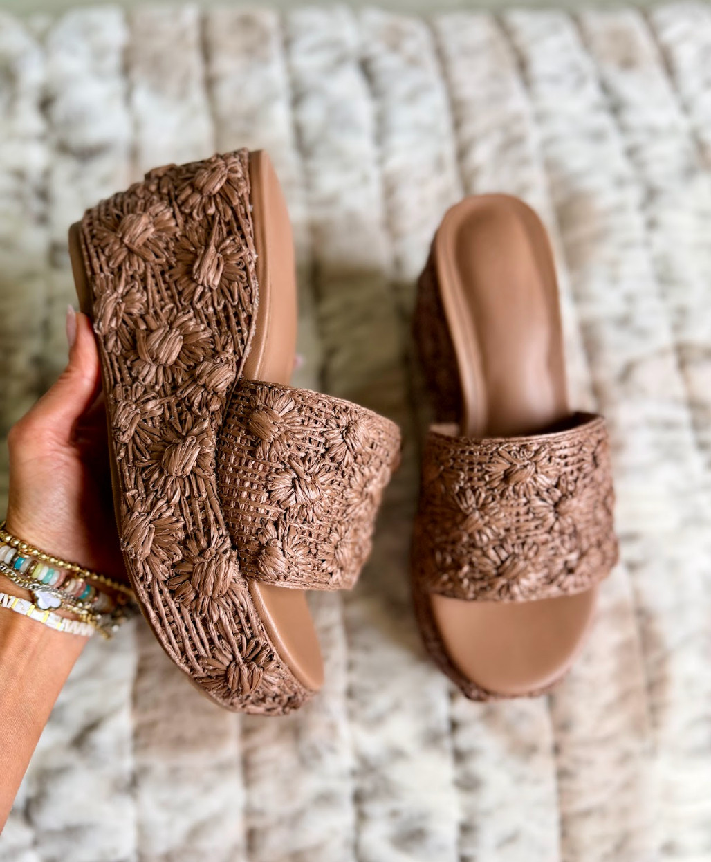 I can't get over these!! The height, the texture, the color... perfection!! And comfy too! 

 #LTKootd #LTKSeasonal