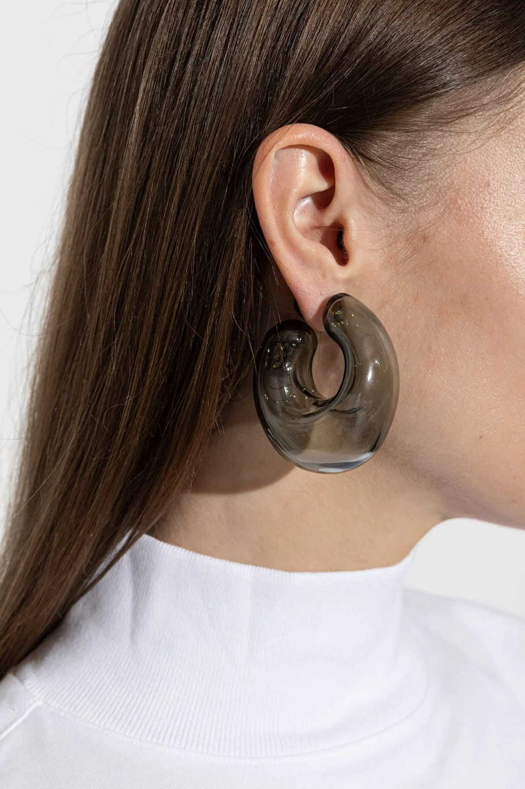 Ala\u00efa Sculpted Glass Earrings | Cettire Global