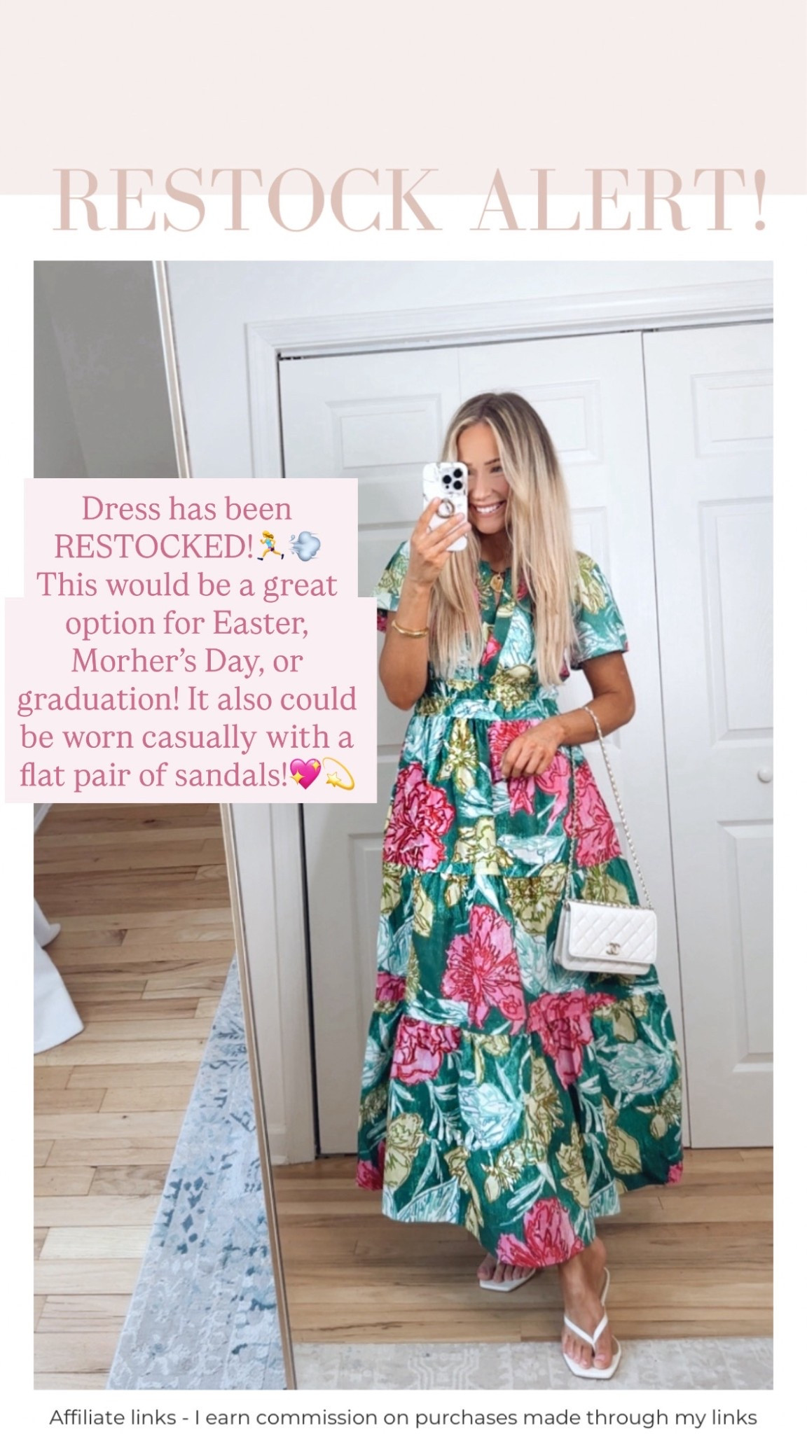 Affiliate links - I earn commission on purchases made through my links | spring dress 