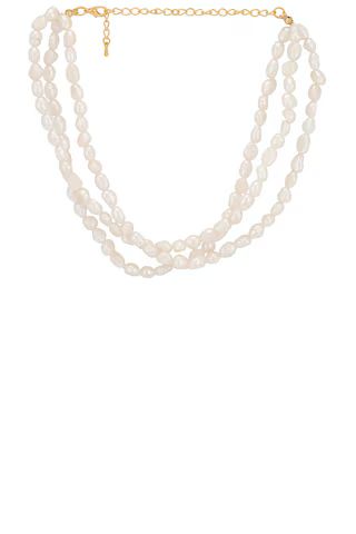 petit moments Bloom Necklace in Freshwater Pearl from Revolve.com | Revolve Clothing (Global)