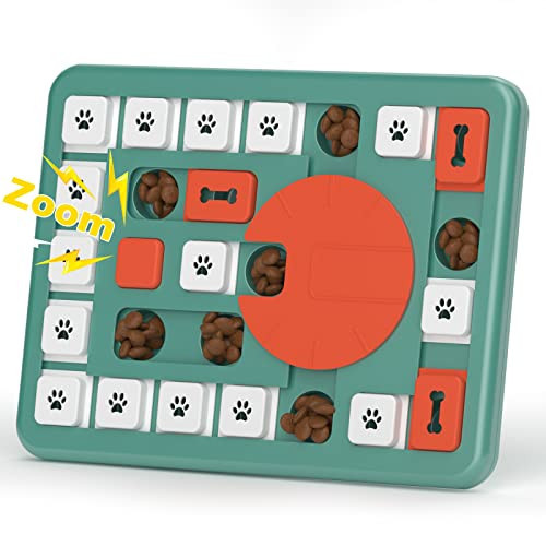 FOXMM Dog Puzzle Toys,Interactive Treat Puzzle Dog Toy for IQ Training & Mental Stimulating,Treat Puzzle Dispensing with Squeaky Design for Large Medium Smart Dogs | Amazon (US)