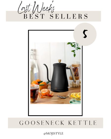 This beautiful gooseneck electric tea kettle is one of this week’s best sellers!

#LTKFindsUnder50 #LTKHome