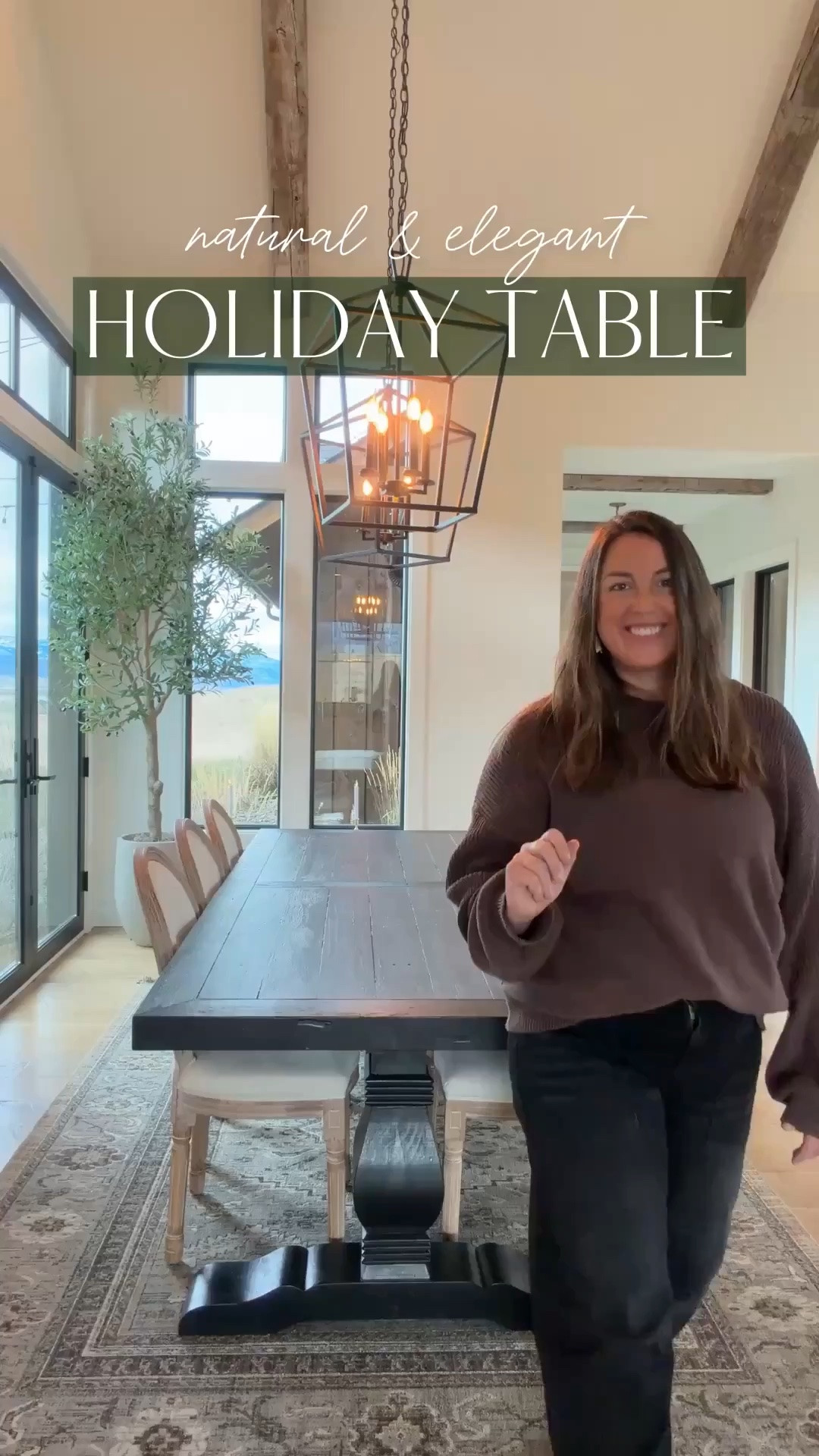 Christmas tablescape dreams 🎄✨

There’s something so special about a Christmas table that feels festive without feeling too formal. I love the combination of warm tones, natural textures, fresh greenery, and classic holiday touches. 🤎

It creates that perfect refined-yet-rustic look that makes everything feel a little more inviting and makes holiday gatherings feel even more memorable.

A beautiful table really does set the mood for the whole celebration. ✨

#LTKHome #LTKSeasonal #LTKmomlife