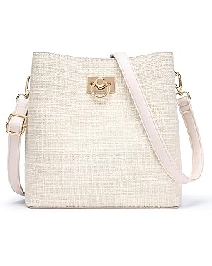 KALIDI Crossbody Purses for Women Vegan Leather Bucket Bag Fashion Ladies Crossbody Handbag Shoul... | Amazon (US)