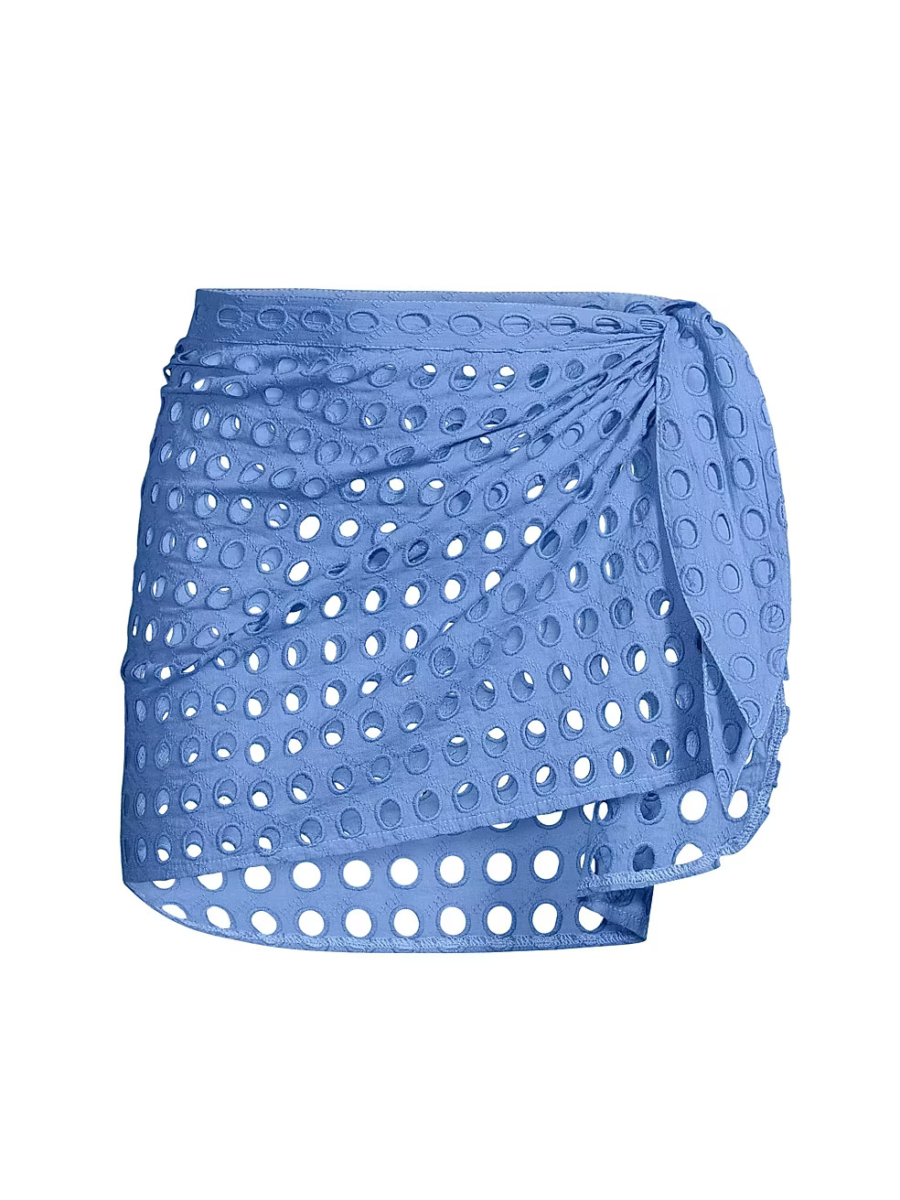 Eyelet Cotton Mini Pareo | Saks Fifth Avenue